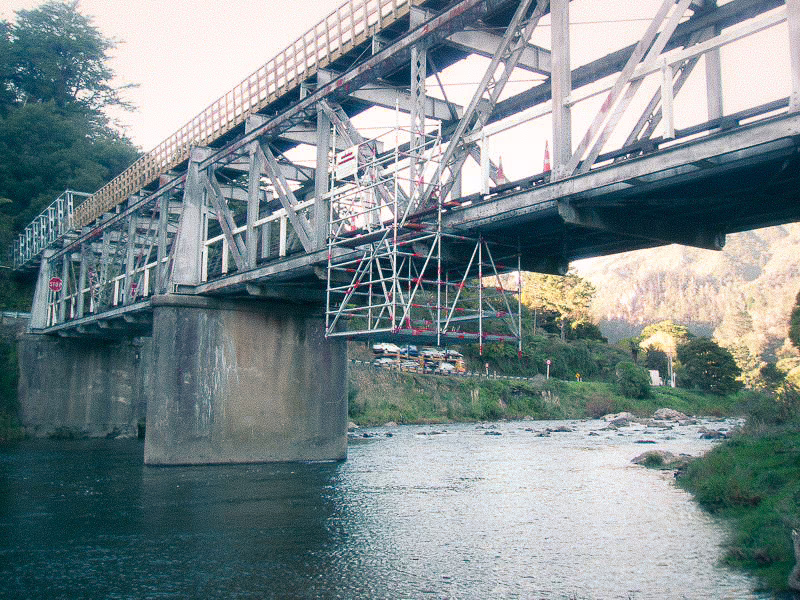 Karangaheke Gorge Bridge repairs